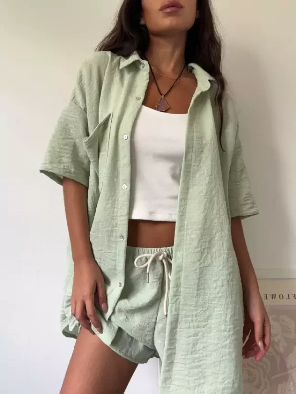 cloe verde Camisa Cloe