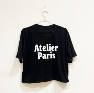 reme atelier negra Remera Atelier