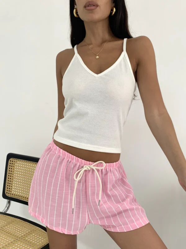 SHORT RAYADO ROSA Short Breg